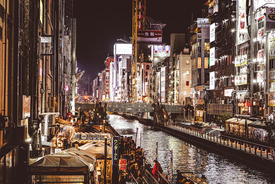 Where to stay in Osaka - Dotonbori canal Namba area