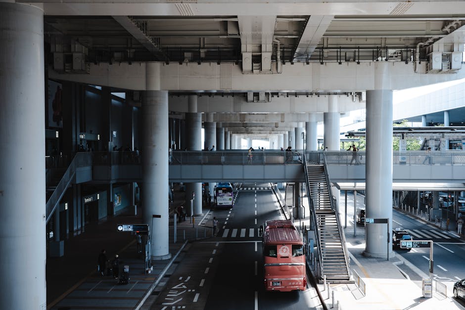 Kansai International Airport terminal building for travelers arriving in Osaka