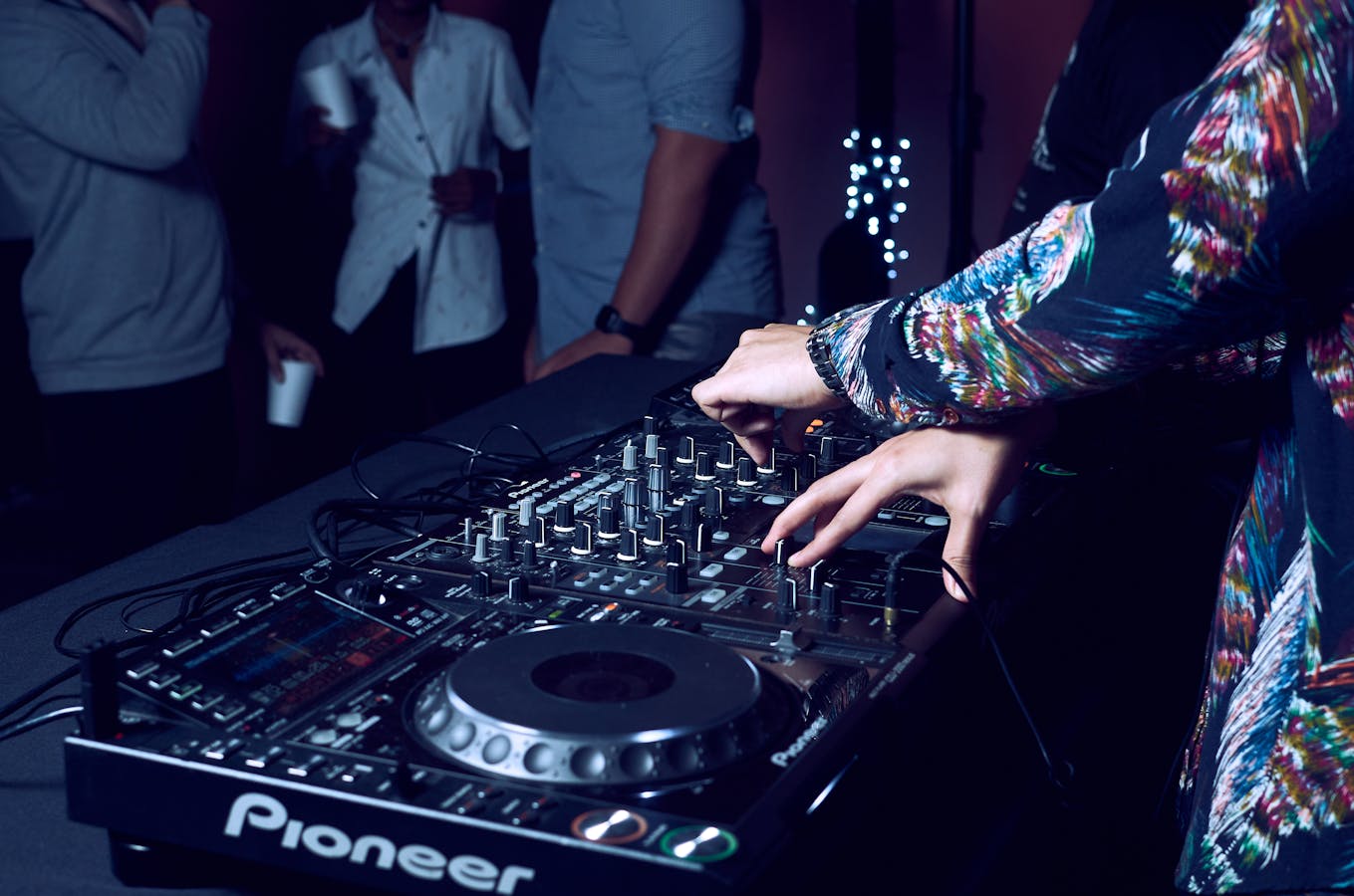 Osaka nightclub DJ booth - best nightclubs in Osaka