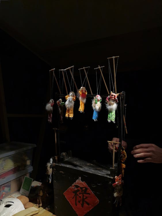 Traditional puppet theater performance on stage - Osaka cultural experiences performing arts