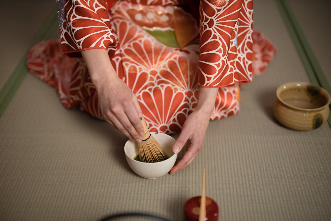 Traditional Japanese tea ceremony with matcha preparation - Osaka cultural experiences