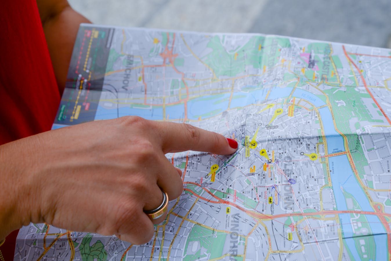 Free walking tours Osaka self-guided map route
