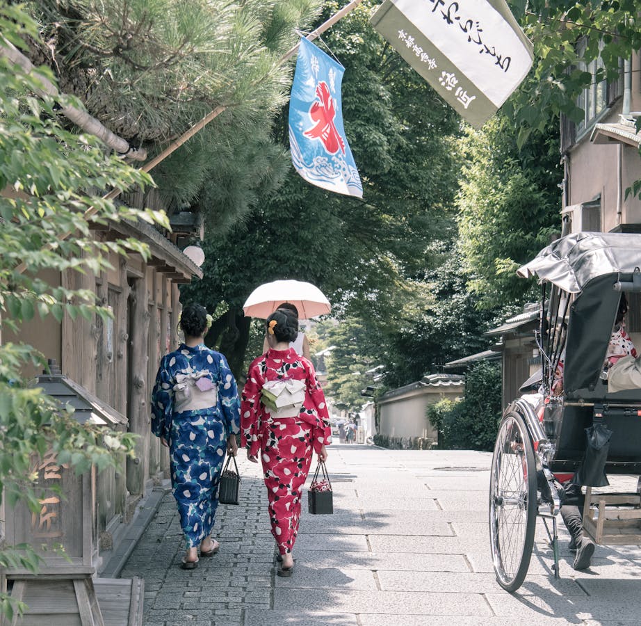 Osaka summer yukata Japanese festival attire