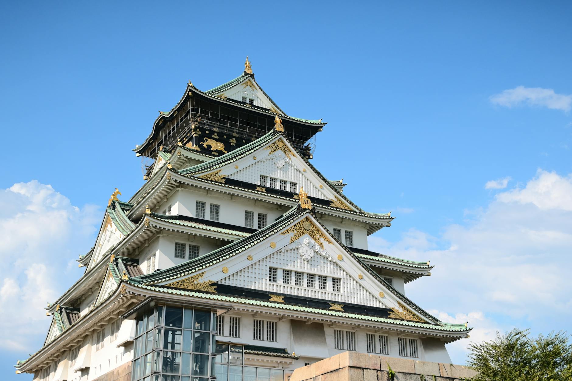 Osaka Castle keep, home to the castle history museum
